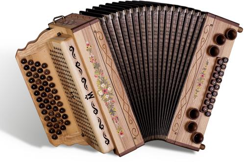 Kernesche bemalt von Müller Harmonika