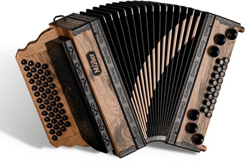 Marmor-Eiche von Müller Harmonika