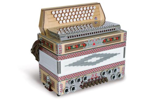 De luxe (Ahorn weiß) von Strasser Harmonika