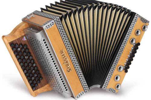 Hoamat (20 Zirbe Antik mB) von Strasser Harmonika