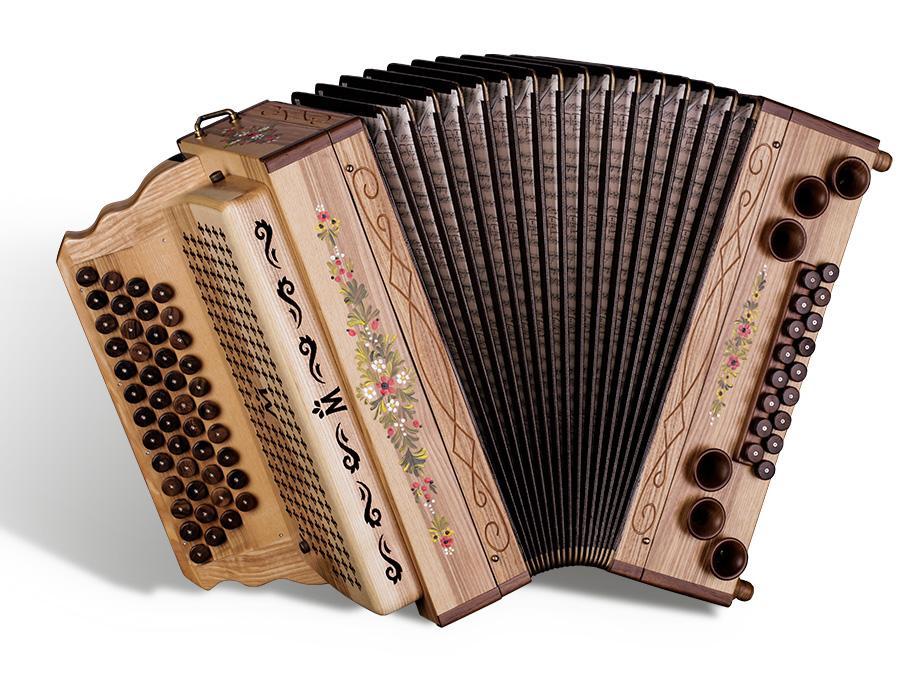 Kernesche bemalt von Müller Harmonika