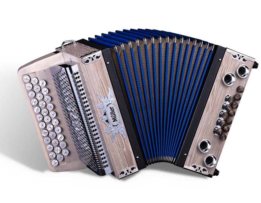 Grau-Eiche von Müller Harmonika