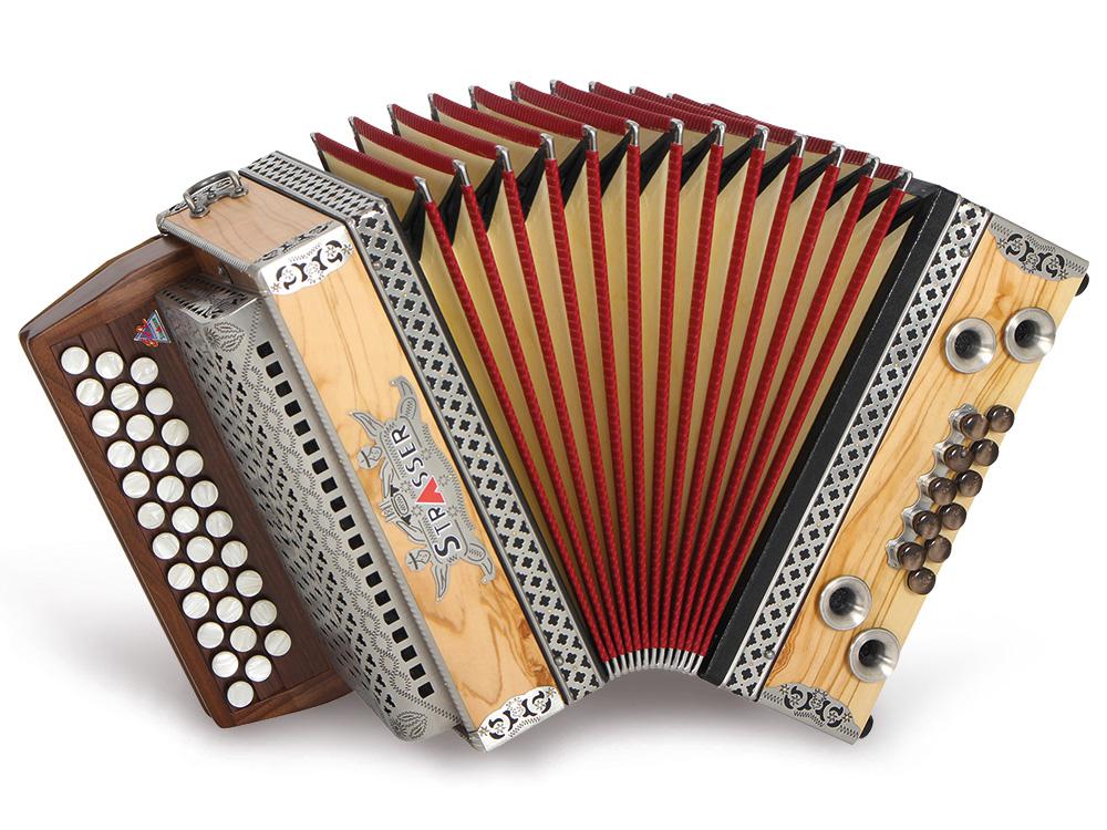 Classic Natur (weinrot) von Strasser Harmonika